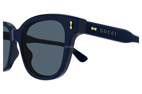 occhiali gucci gg2 64s|Gucci™ GG1264S 002 52 Blue Sunglasses .